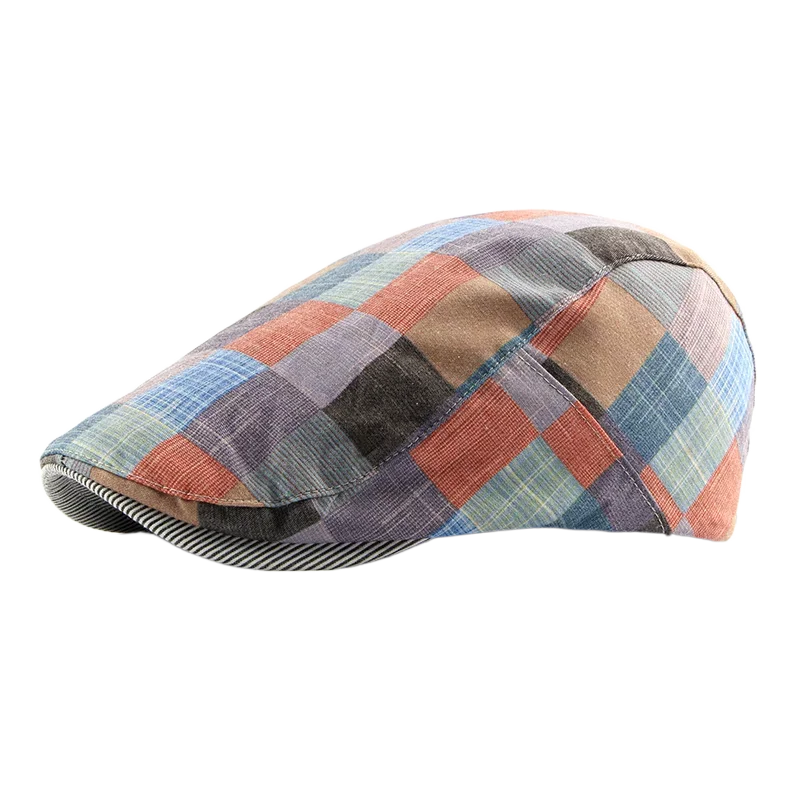 Adjustable Flat Newsboy Beret Hat for Women